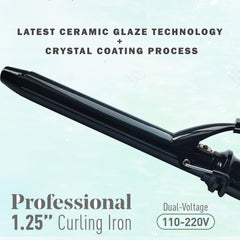 abp curling iron ceramic coating for even heat and minimal frizz