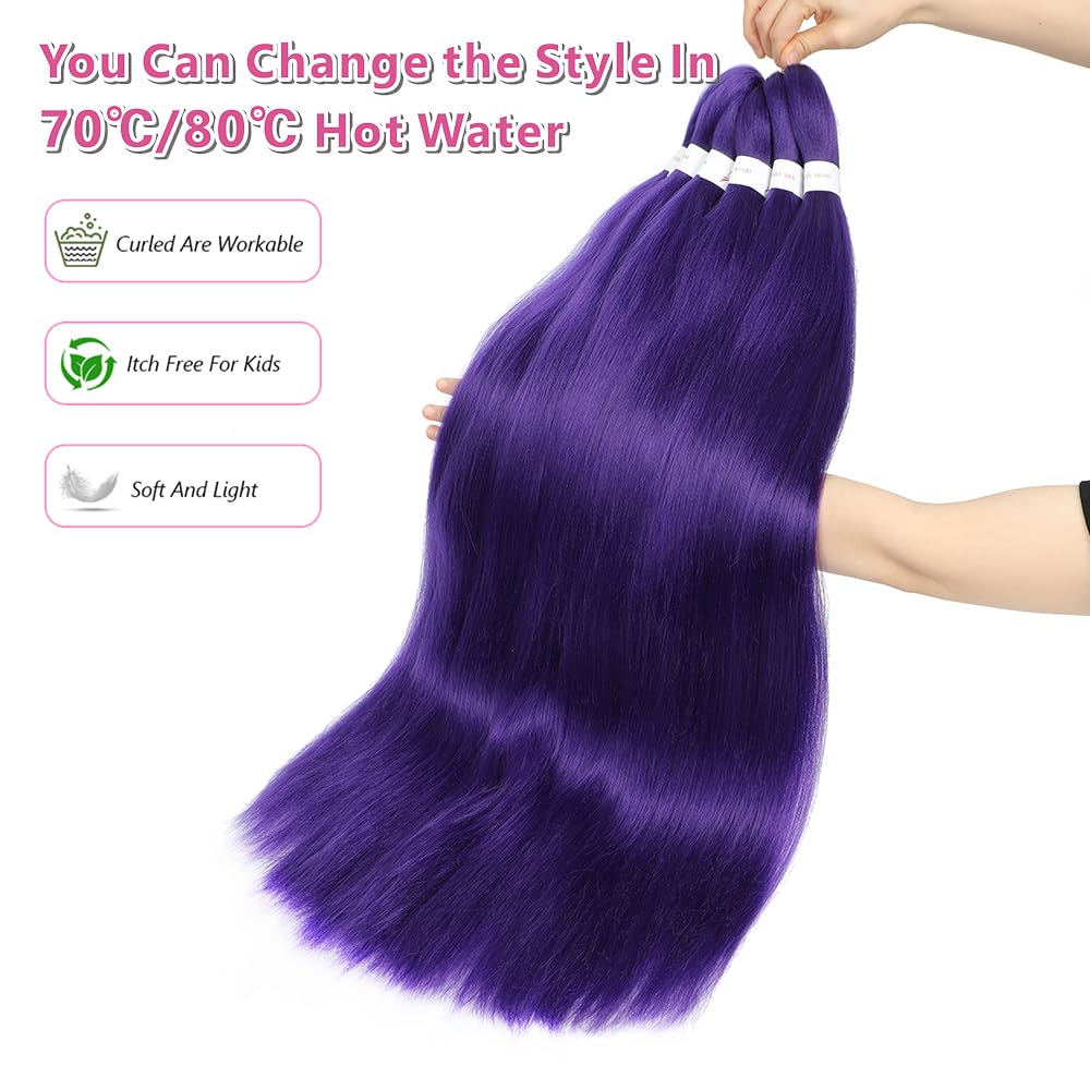 Abrastin stage cosplay look showcases bold purple tone and light feel