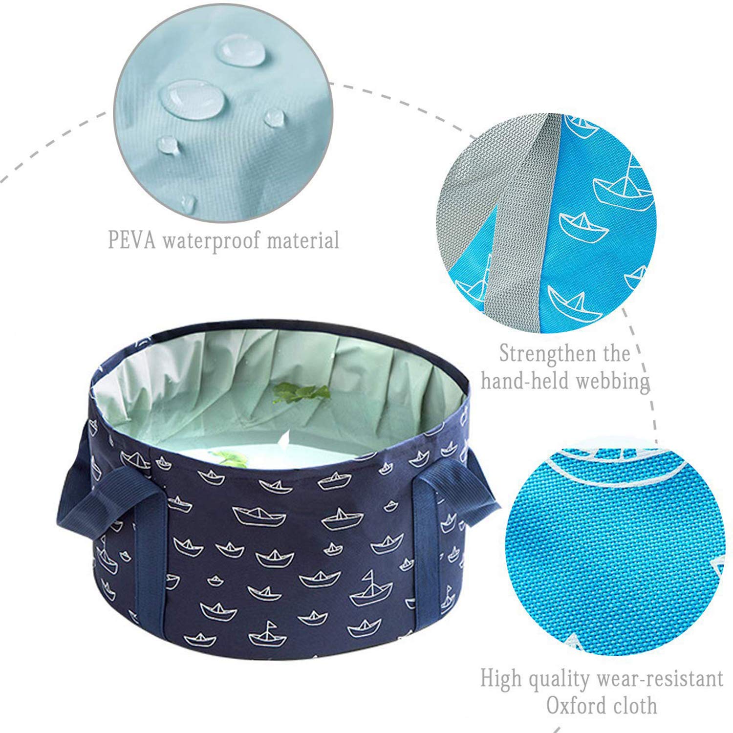 ABSOK reinforced nylon belt detail adds durability for carrying.