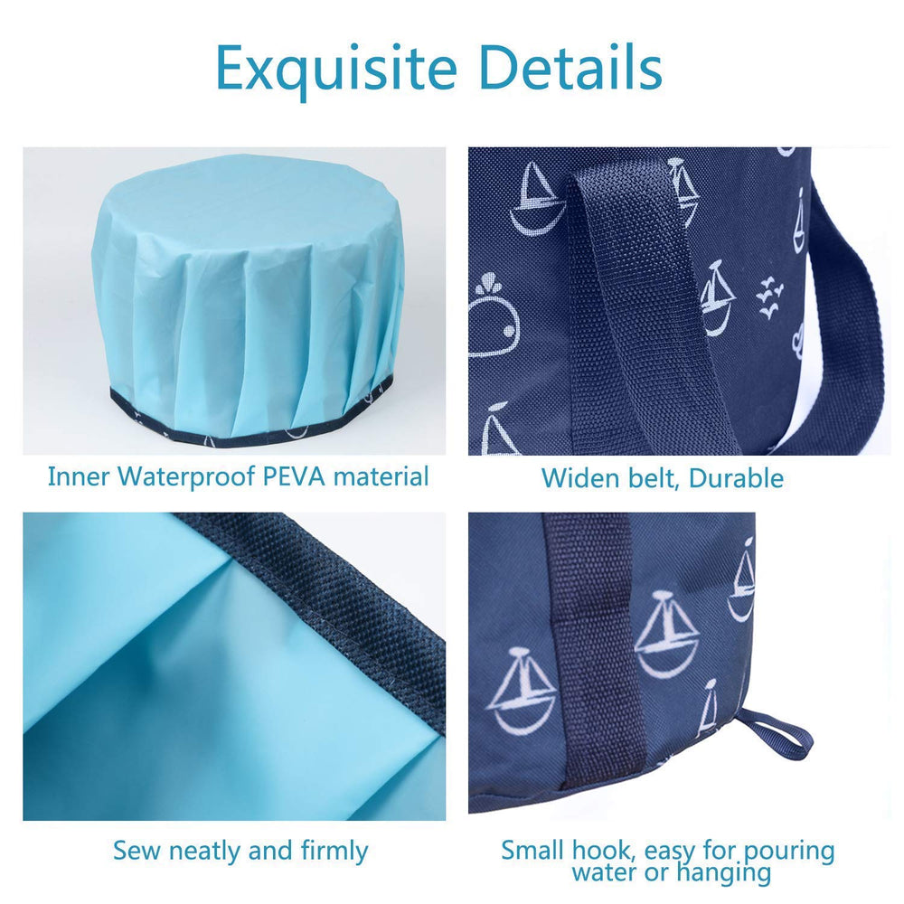 ABSOK versatile foot spa for home, outdoors, and trips.