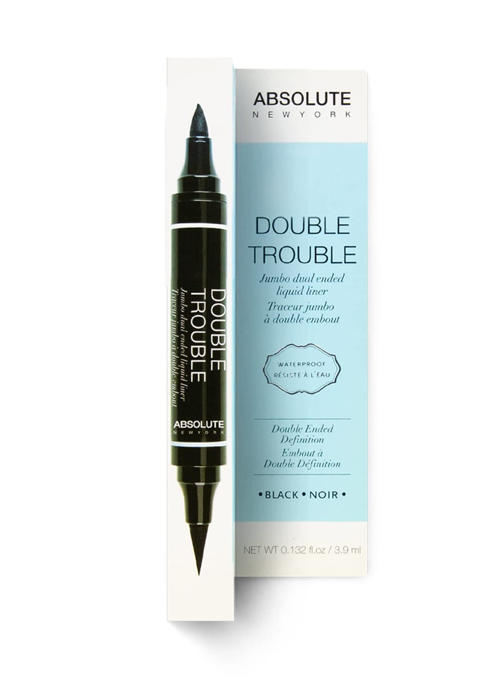 Absolute New York Double Trouble Liner extremo inclinado para definición suave