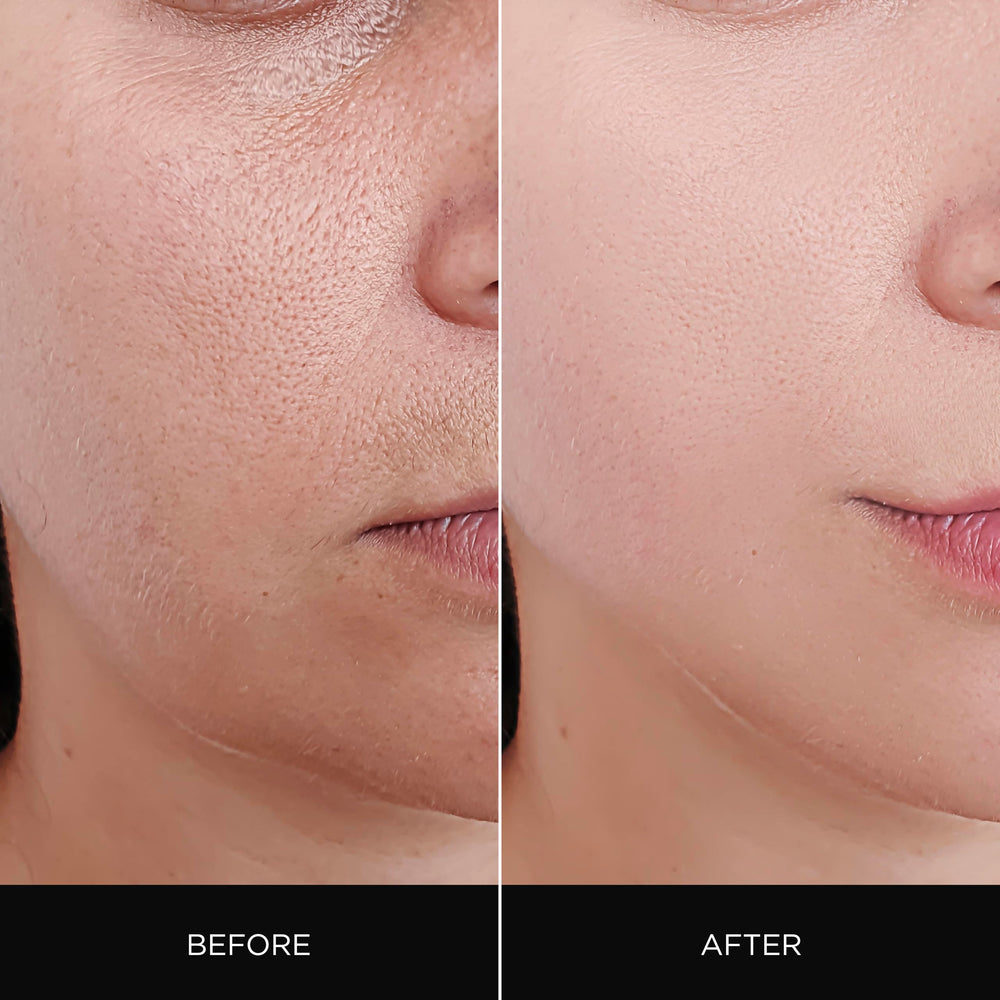 Absolute New York HDSP01 extended wear application on cheeks.