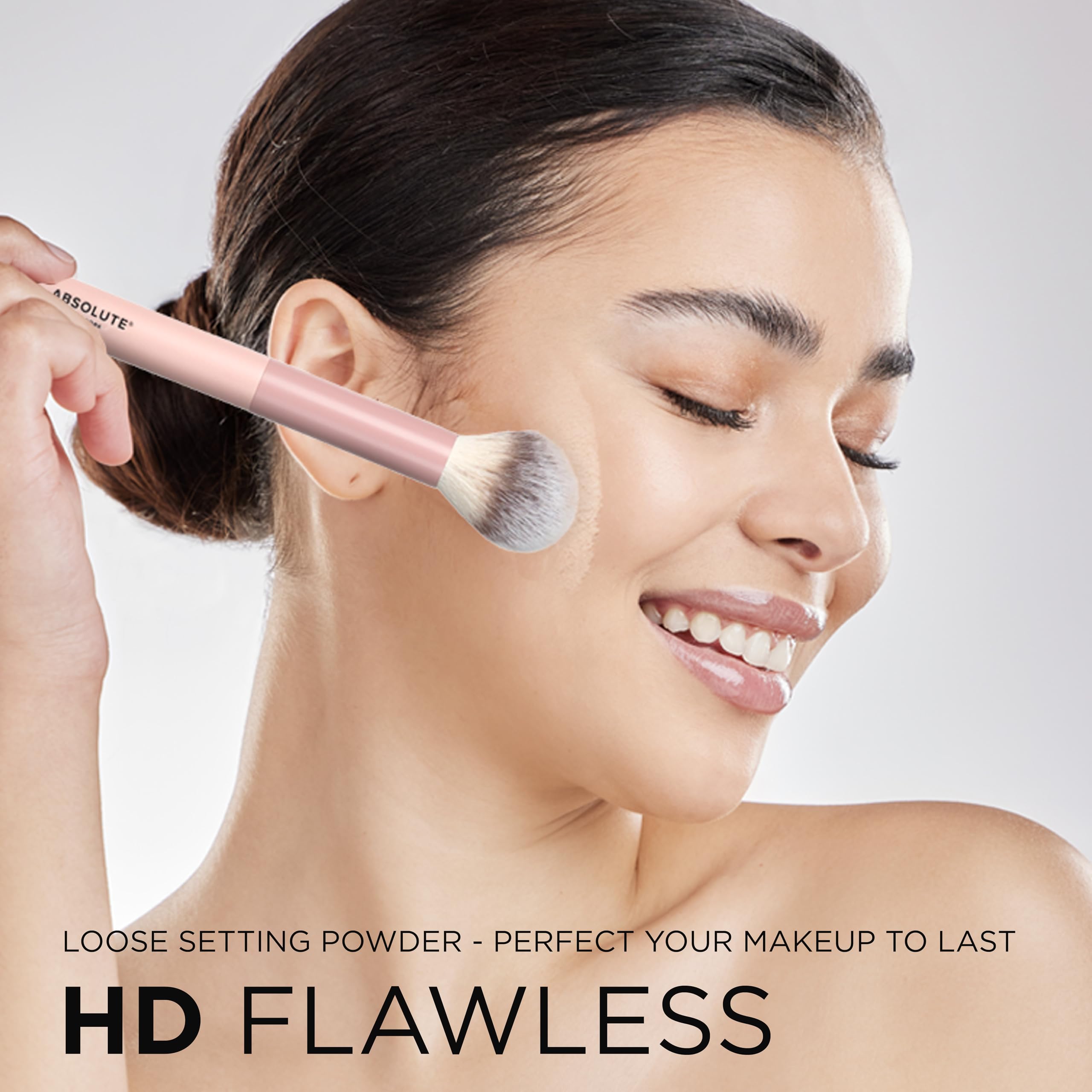 Absolute New York HDSP01 matte finish look on skin.