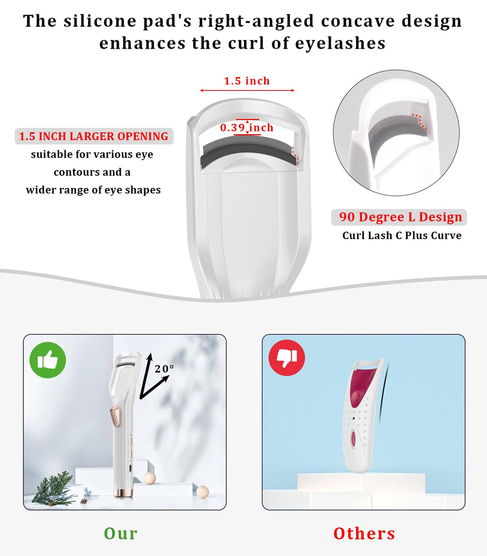 Acavado 24-hour curl demonstration shows long-lasting lift.
