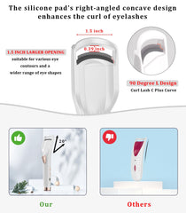 Acavado 24-hour curl demonstration shows long-lasting lift.