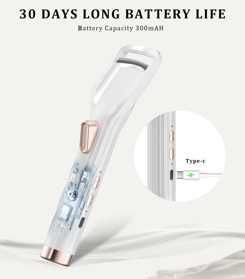 Acavado anti-burn comb ensures safe contact with skin.