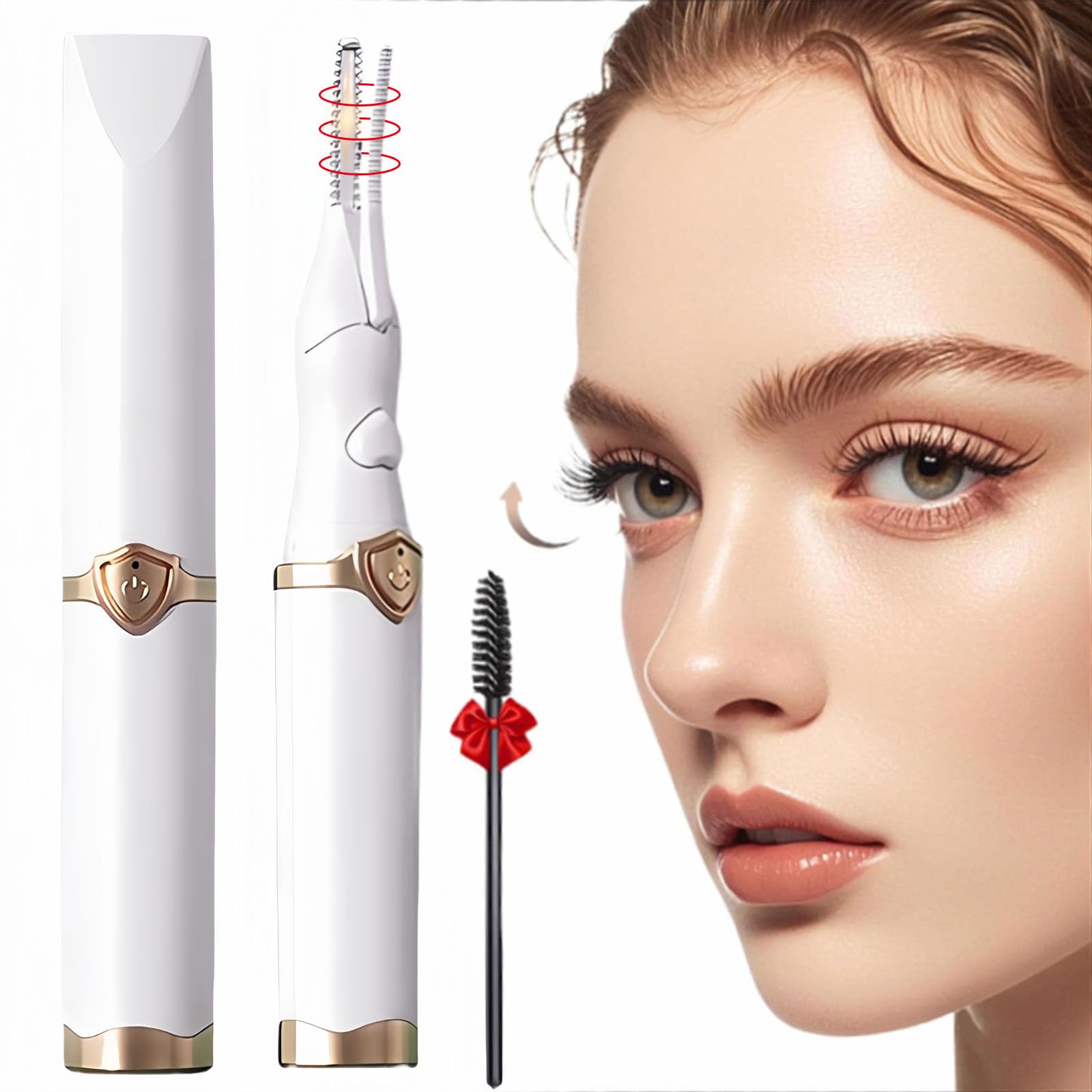 Acavado heated eyelash curler with clip-type design for precise, natural curling.