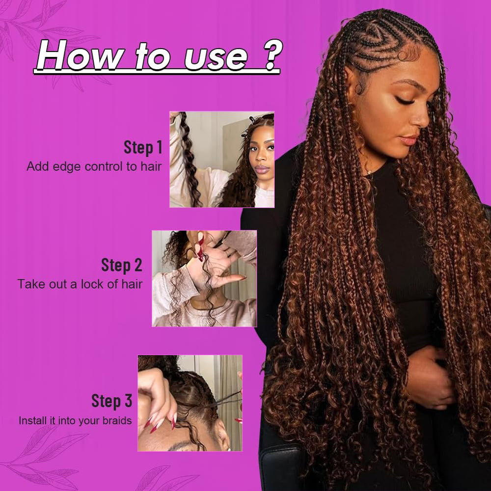 Acbhoa 120g per pack, full-density bundles for thicker braids.