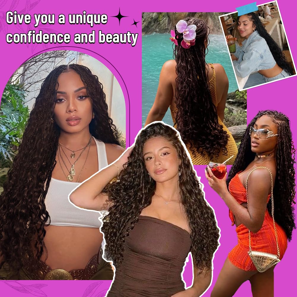Acbhoa long-lasting braiding hair, maintains curls with minimal frizz.