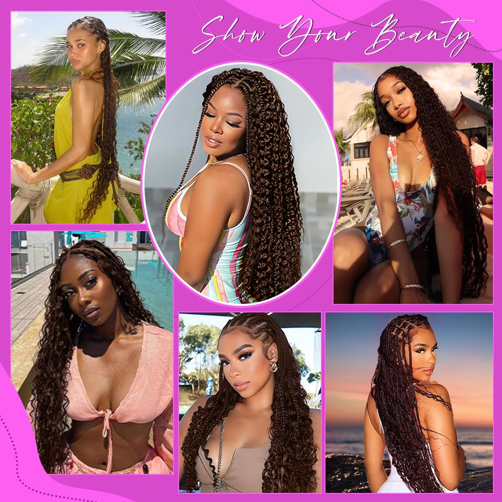 Acbhoa boho braids for weddings or vacations, standout natural texture.