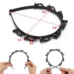 acDesign headband close-up shows smooth resin material