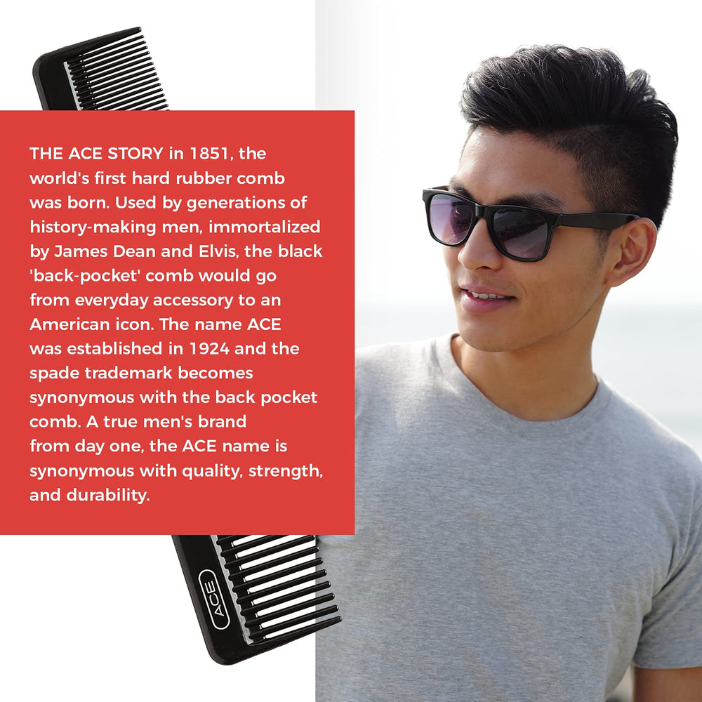 Ace Classic Goody Dressing Hair Comb travel-friendly companion for gym and commute