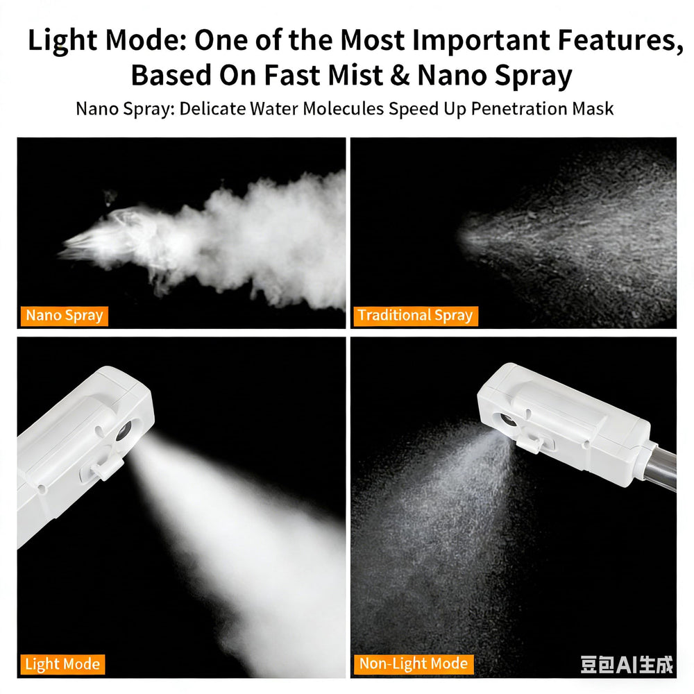 AceFox full-face steaming demonstrates even heat distribution.