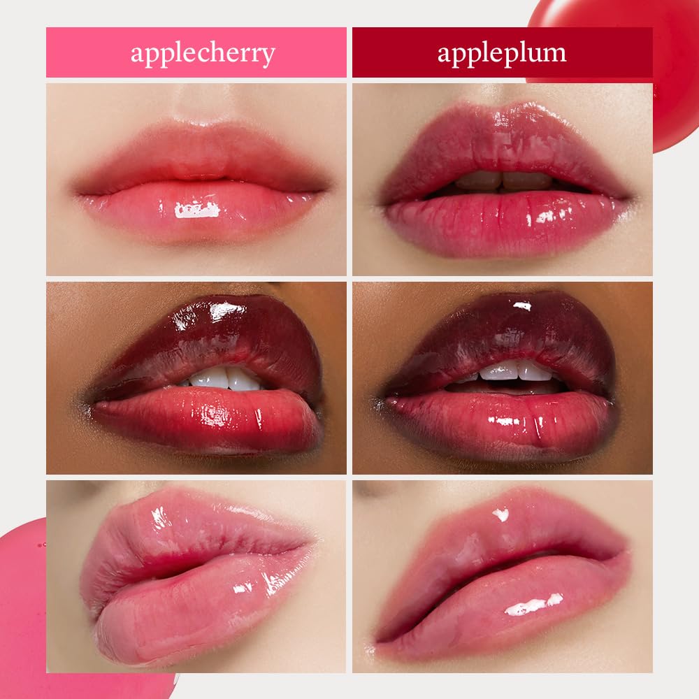 NOONI Aceite labial Appleseed set textura seda, sensación sedosa al aplicar