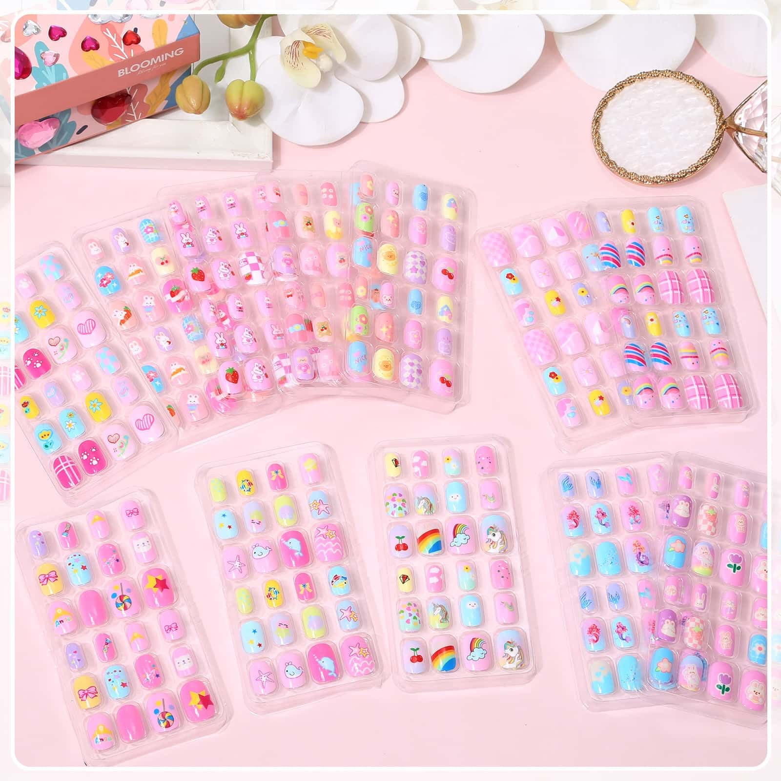 Acejoz Diseños dulces en uñas infantiles: 12 estilos para expresarse cada día.