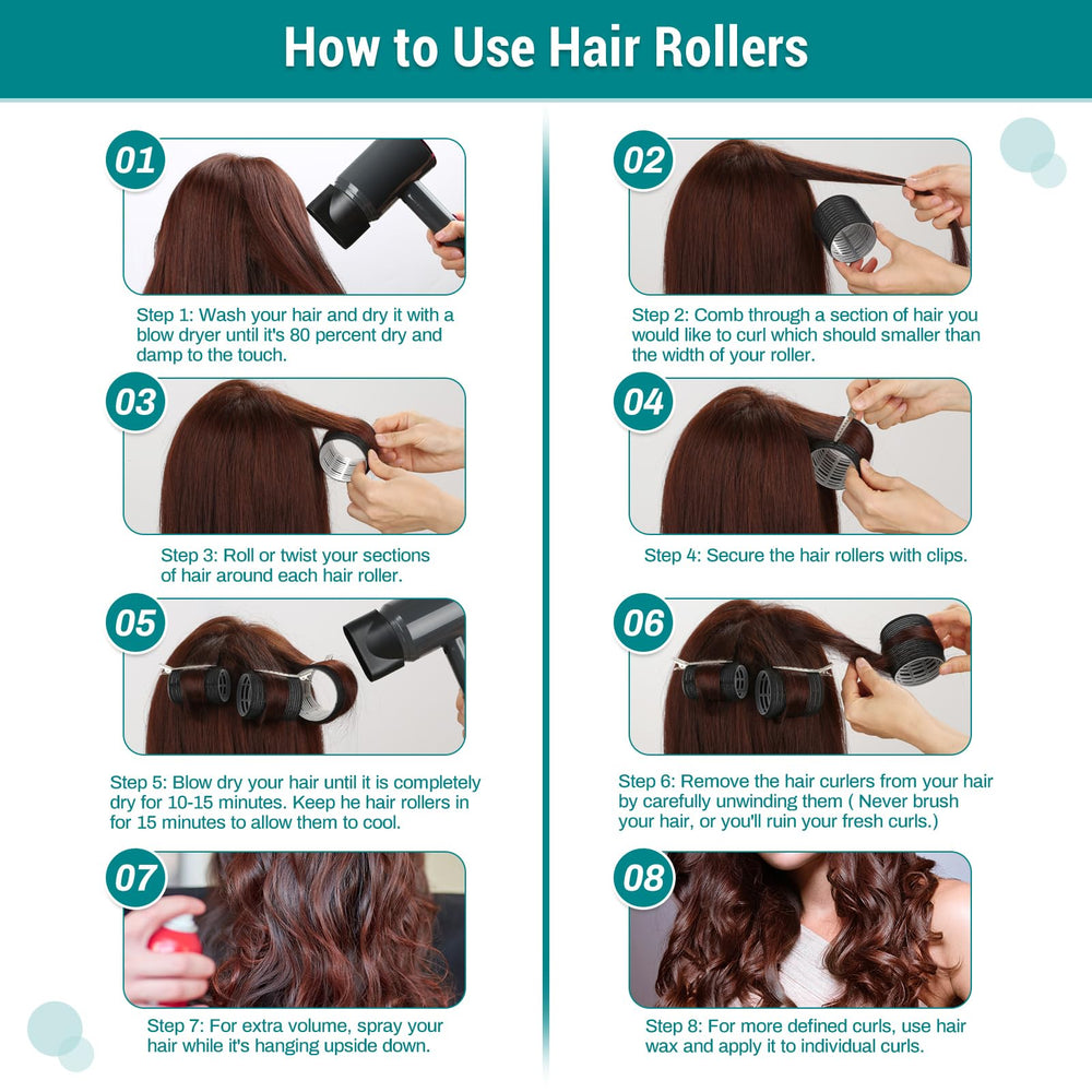 Acejoz jumbo roller size for bold, voluminous curls