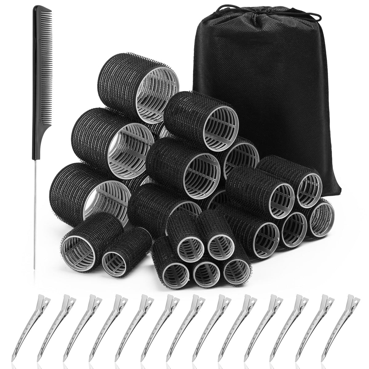 Acejoz hair rollers blowout set for salon-worthy volume at home