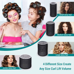 Acejoz included comb helps detangle before curling for smoother results