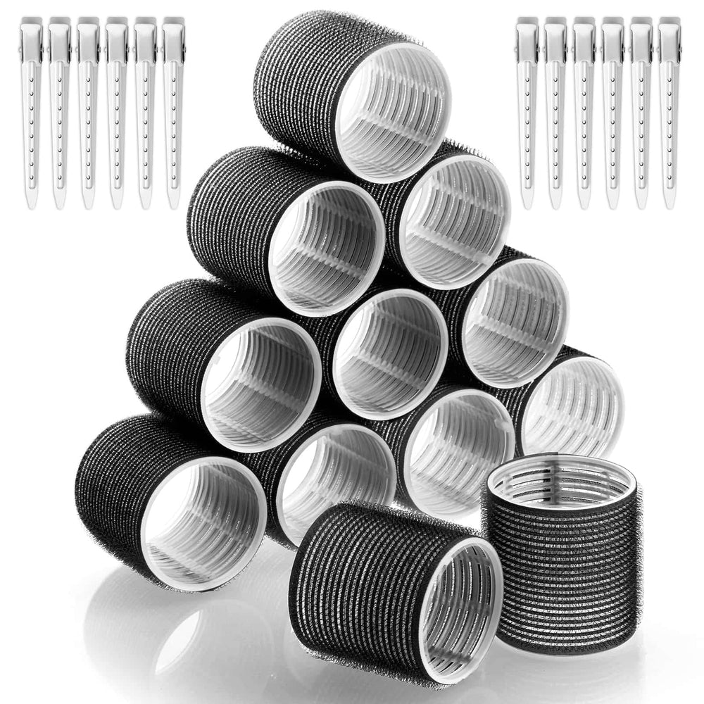 Acejoz jumbo hair rollers packaging show complete kit for at-home volume styling.