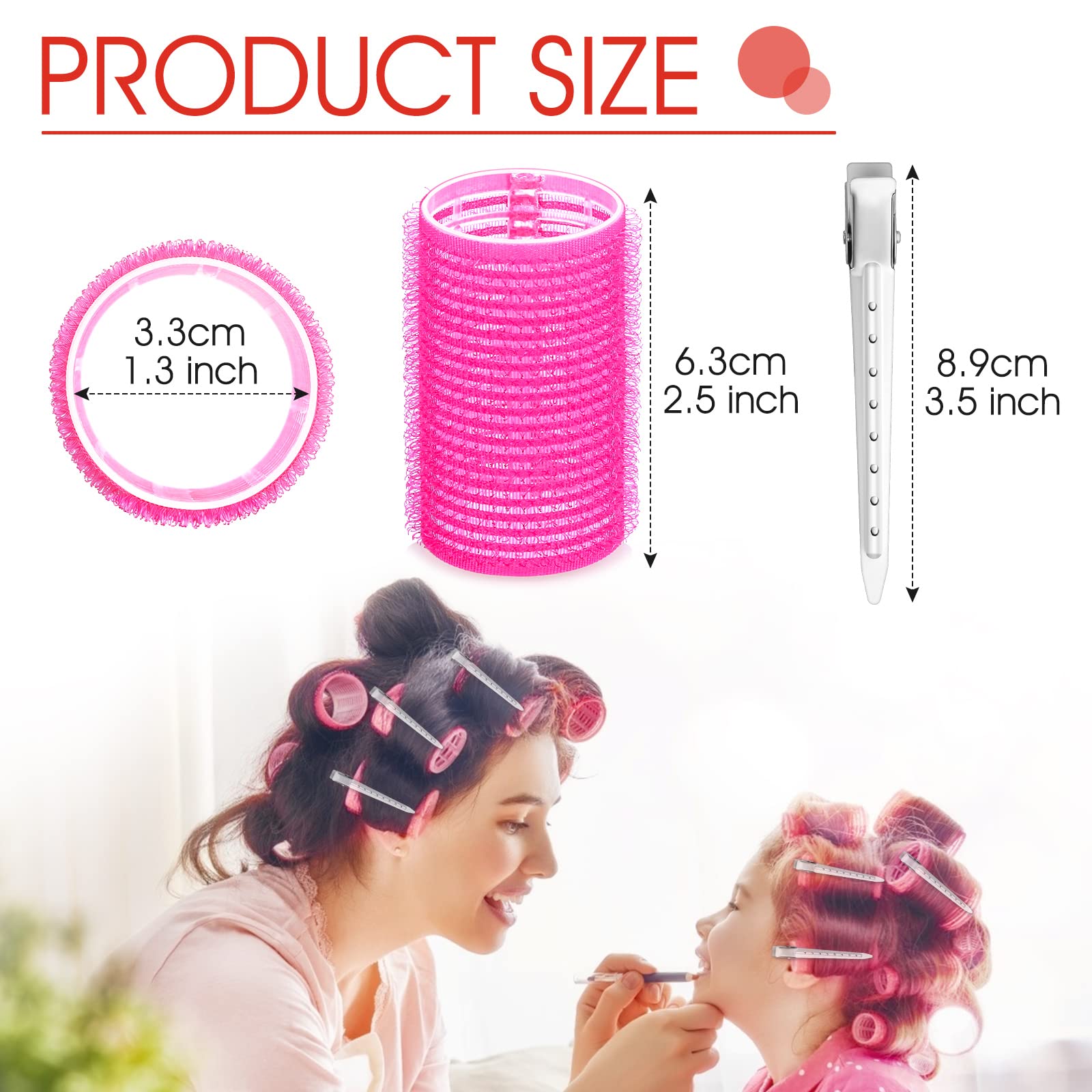 Acejoz roller set with hidden clips inside for neat storage.
