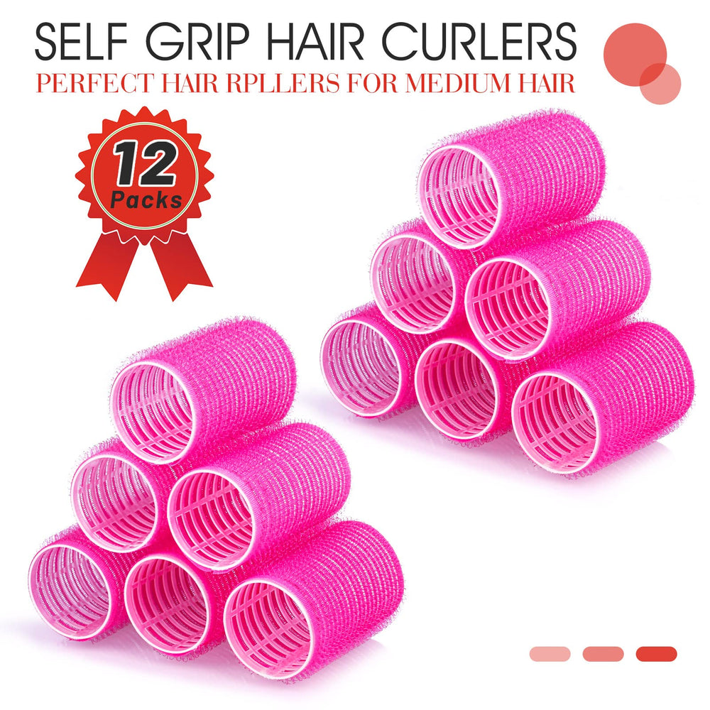 Acejoz self-holding rollers with clips for secure, no-heat styling.