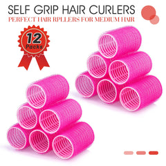 Acejoz self-holding rollers with clips for secure, no-heat styling.