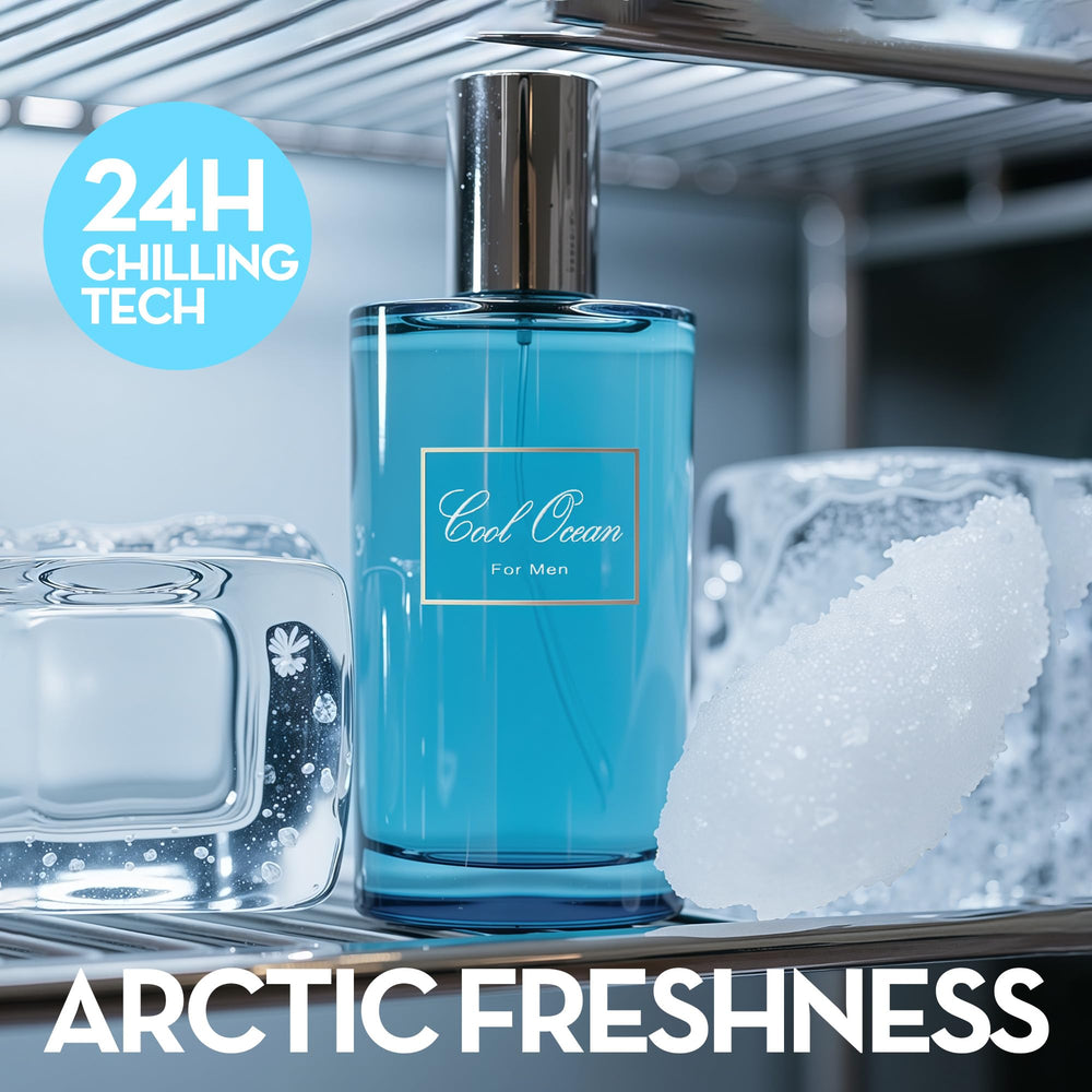 A CENTER Cool Ocean 100ml bottle, travel-friendly size for on-the-go.