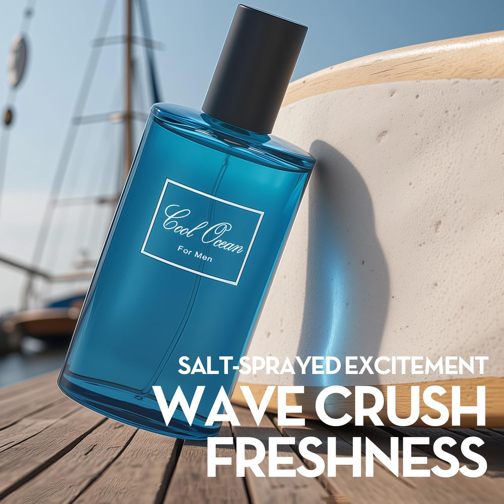 A CENTER Cool Ocean spray action, easy application for daily freshness.