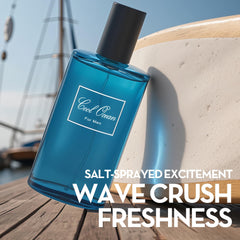 A CENTER Cool Ocean spray action, easy application for daily freshness.