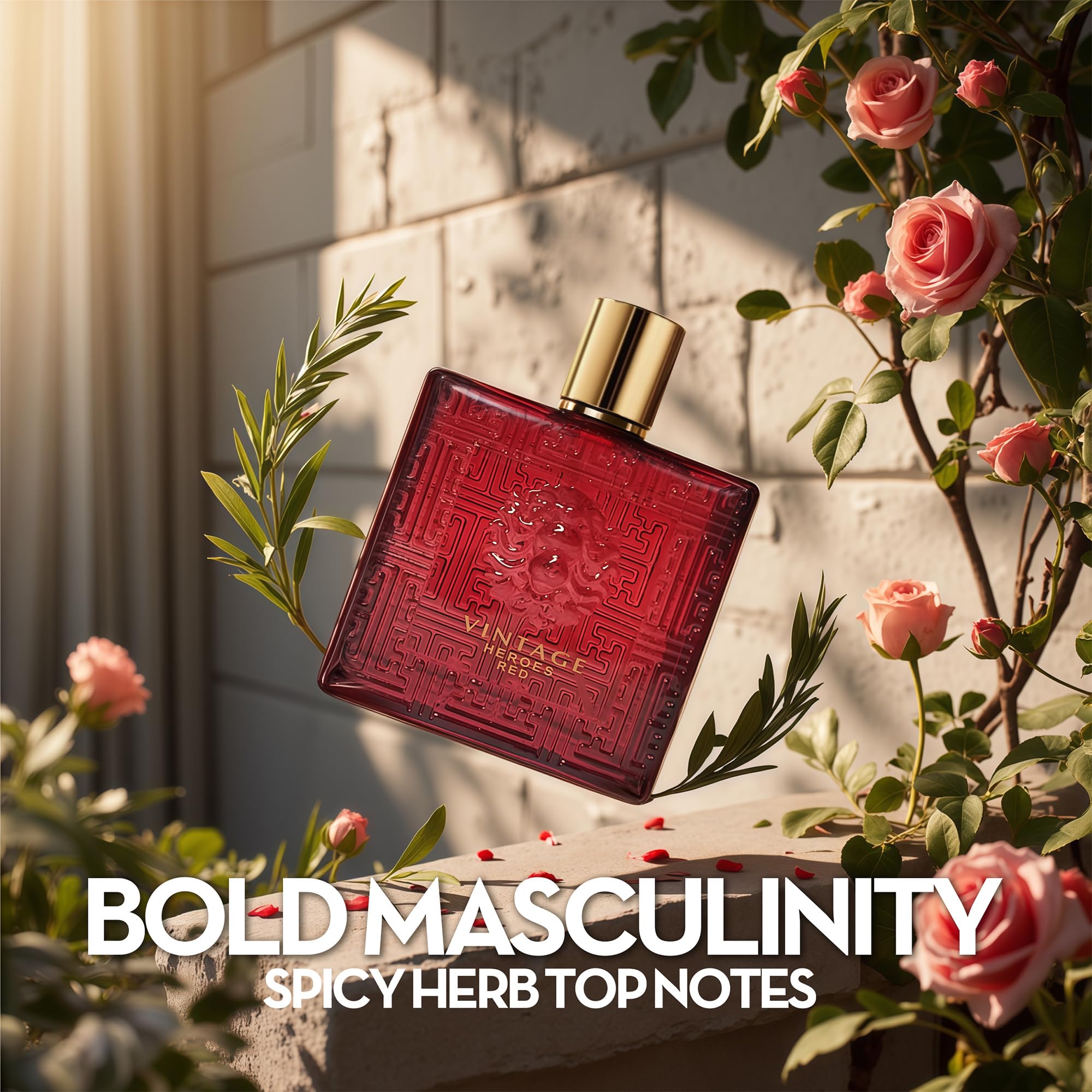 ACENTER Vintage Heroes Red notes evoke versatile wear for day or night