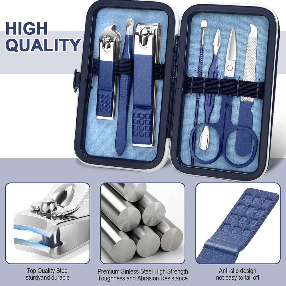 Aceoce manicure travel set palm-size design ideal for compact carry on trips