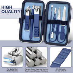 Aceoce manicure travel set palm-size design ideal for compact carry on trips