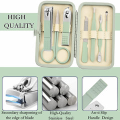 Aceoce professional stainless steel nail clippers for clean, precise trims.
