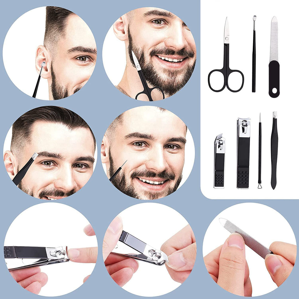 Aceoce nail clippers set metal detail emphasizes precision and durability.