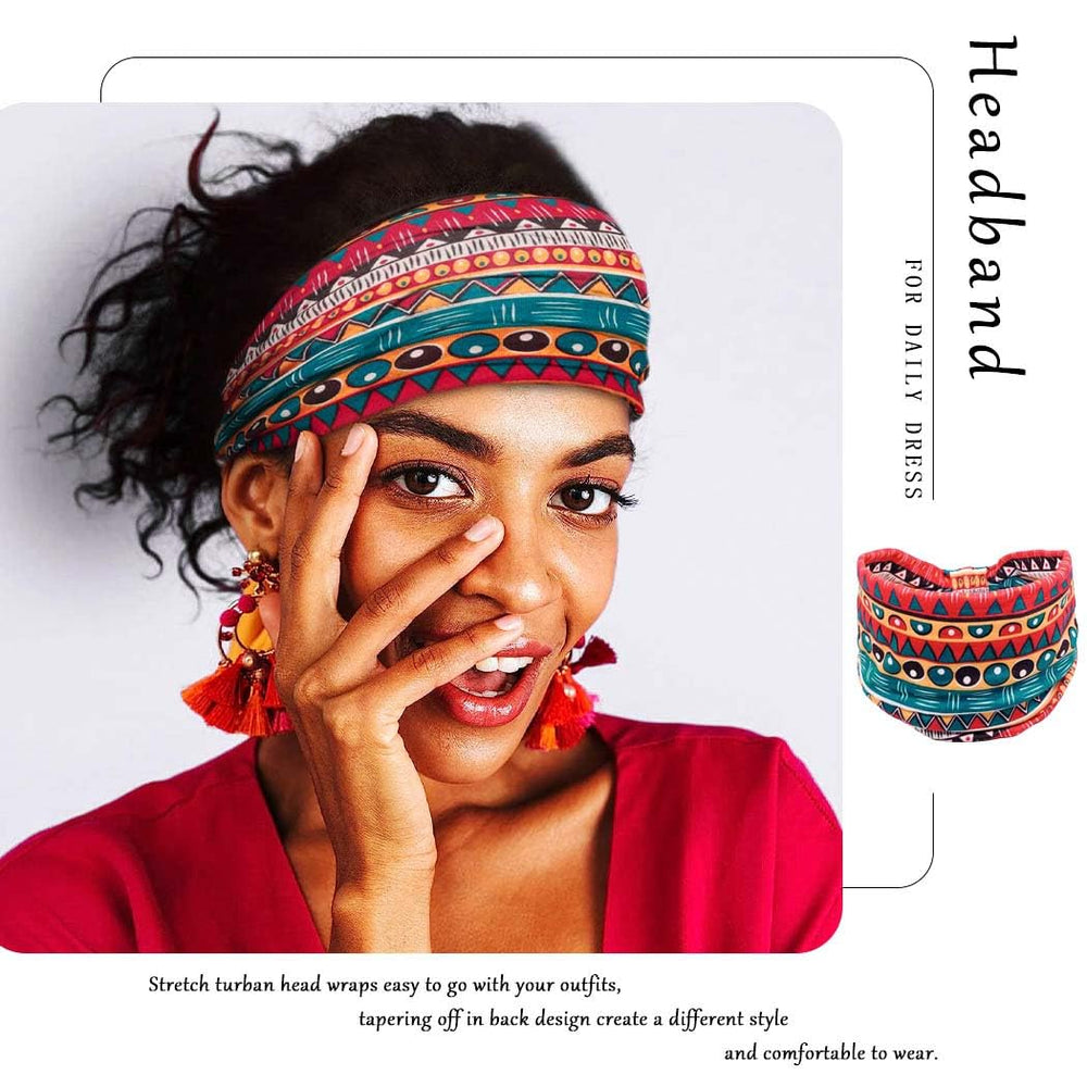 Aceorna pack of 4 boho hair accessories, versatile styling options.