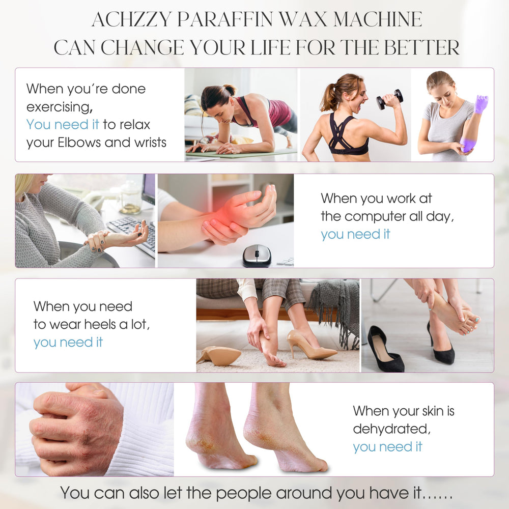 Achzzy temperature control panel ensures safe, consistent heat.