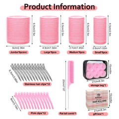 Acinnox jumbo 60mm roller close-up for voluminous waves without heat