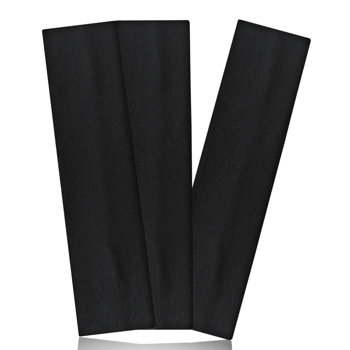 Aclovcy black headband with soft cotton blend for comfortable daily wear.