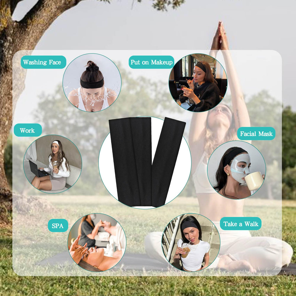 Aclovcy washable headband built for durability during gym sessions.