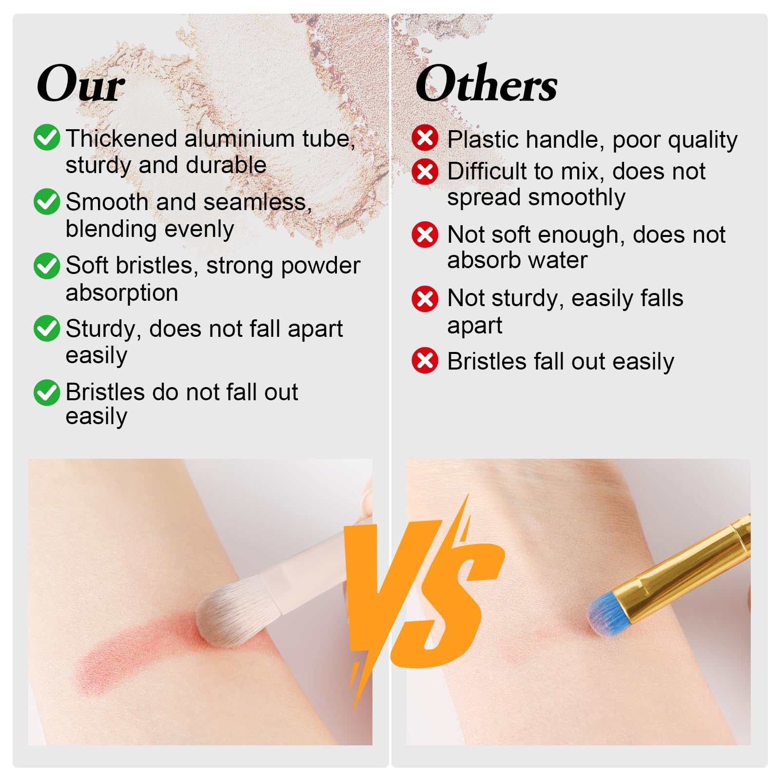 ACMEBEAUTY detail brush for precise accents.