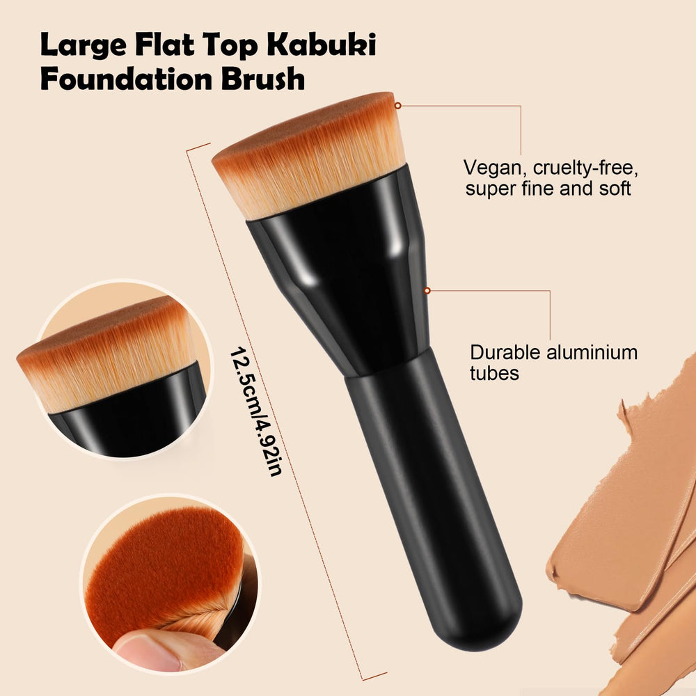 ACMEBEAUTY black handle design offers a secure, comfortable grip.