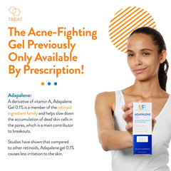 AcneFree Adapalene Gel 0.1% cuidado dermatológico para piel grasa