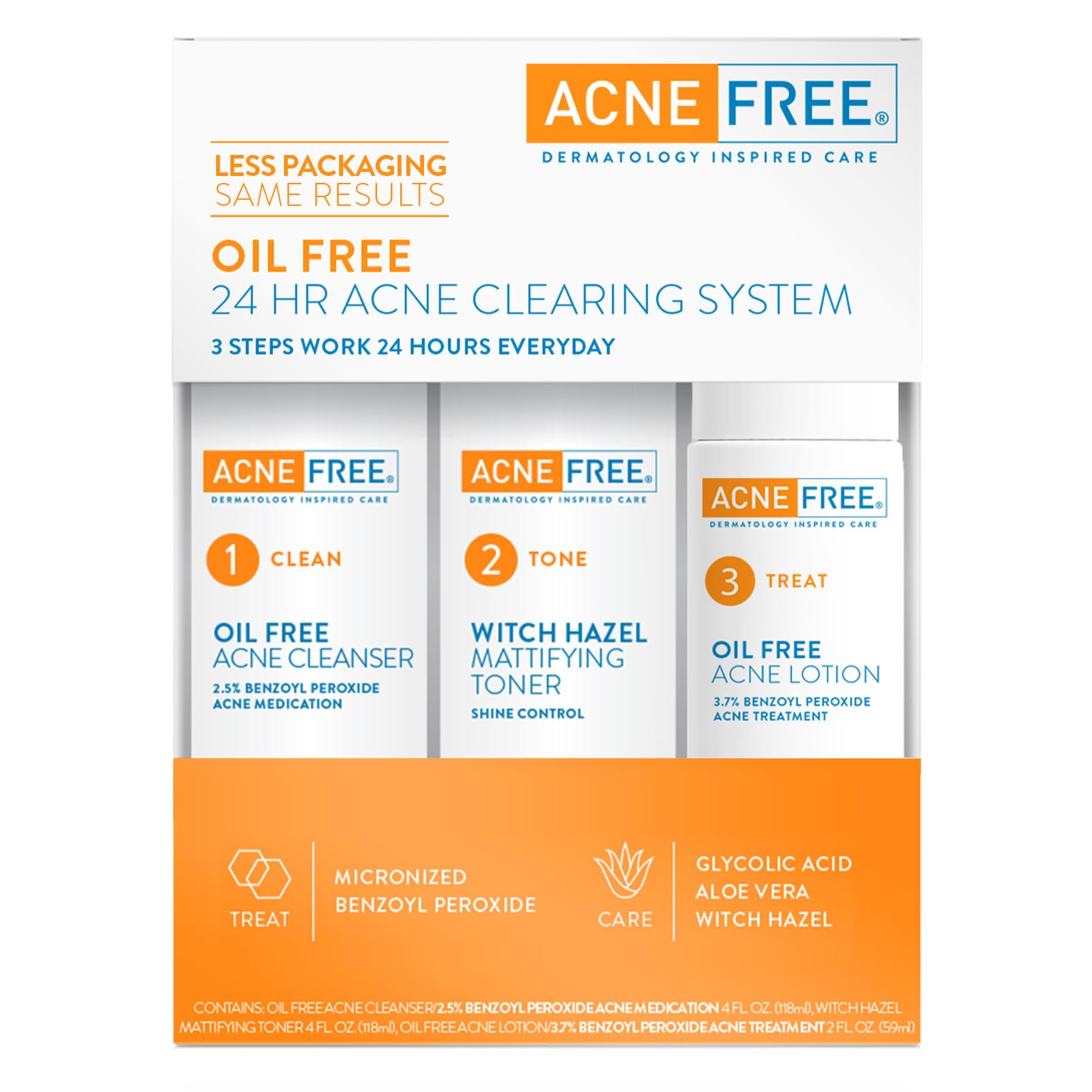 Loción sin aceite aplicada en el rostro para prevenir brotes.