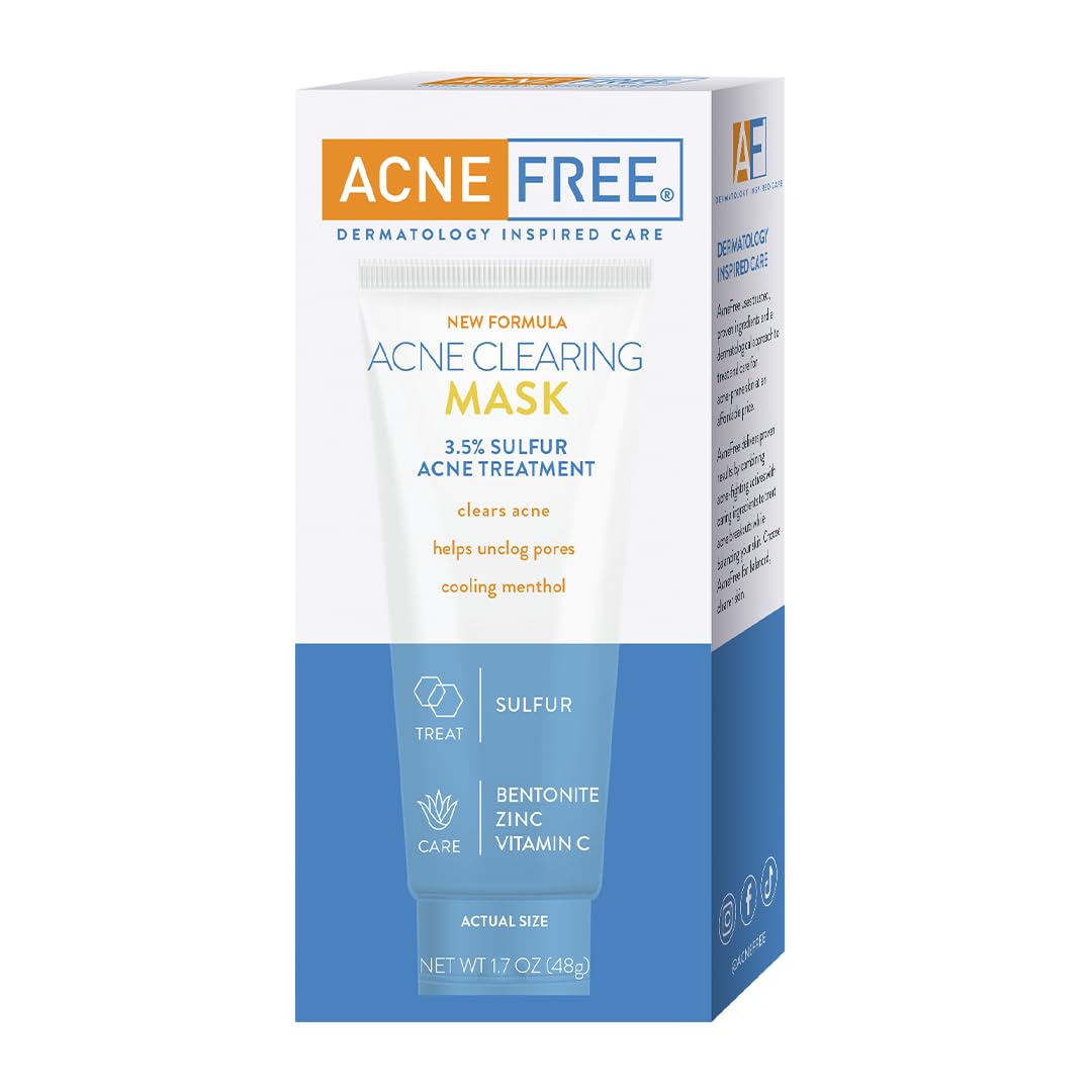 AcneFree Cuidado dermatológico suave para piel sensible.