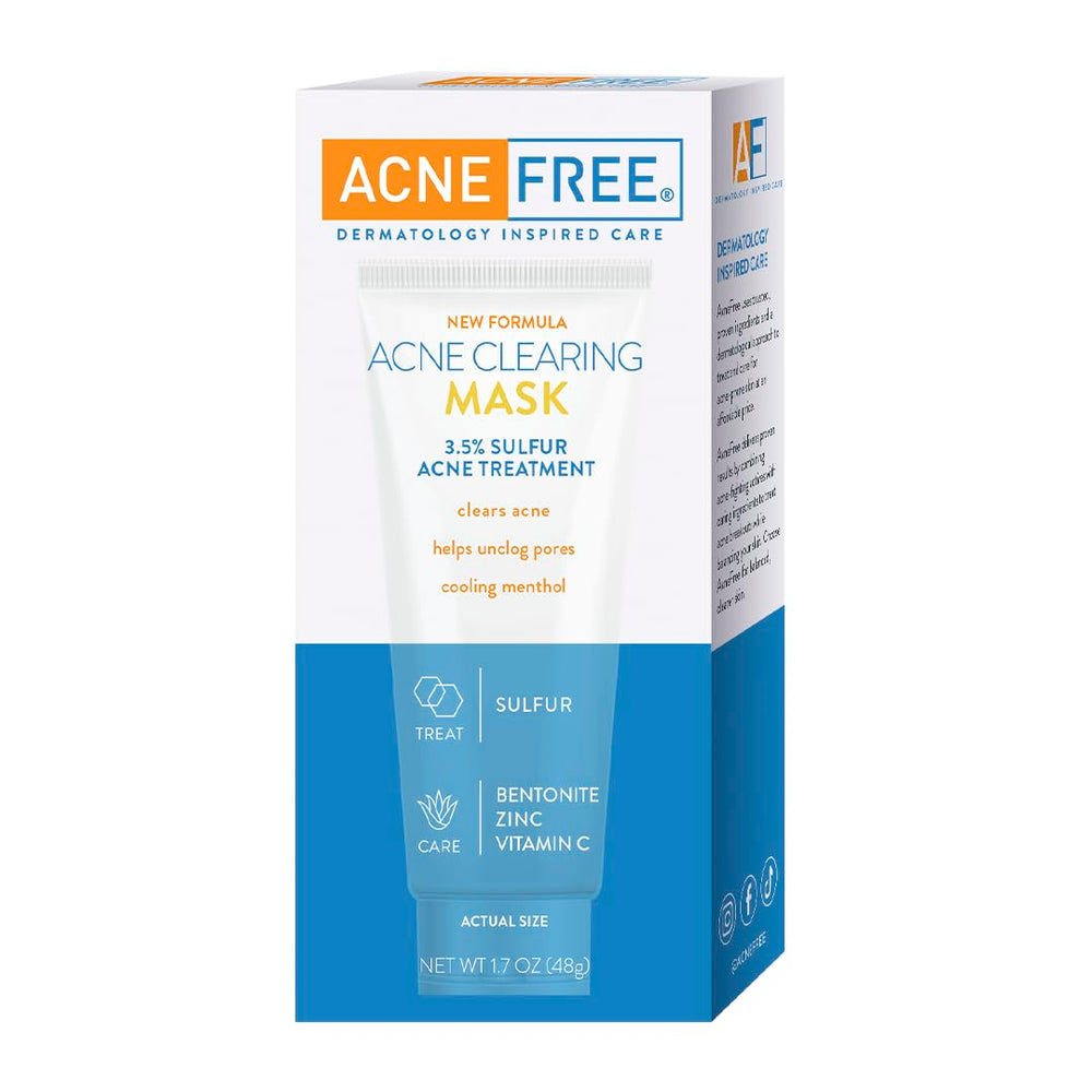 AcneFree Cuidado dermatológico suave para piel sensible.
