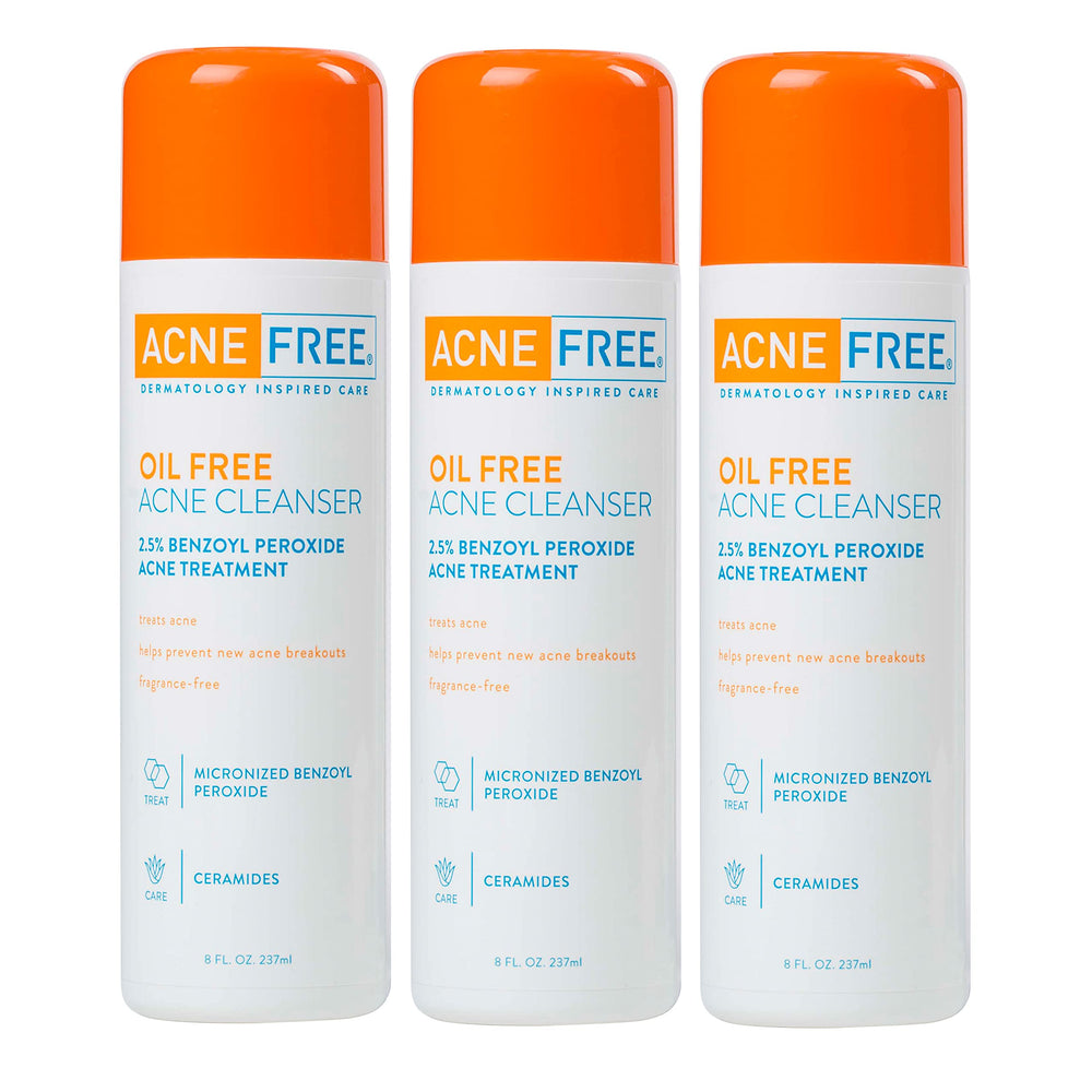 AcneFree limpiador sin aceite en botella para purificar poros y combatir imperfecciones