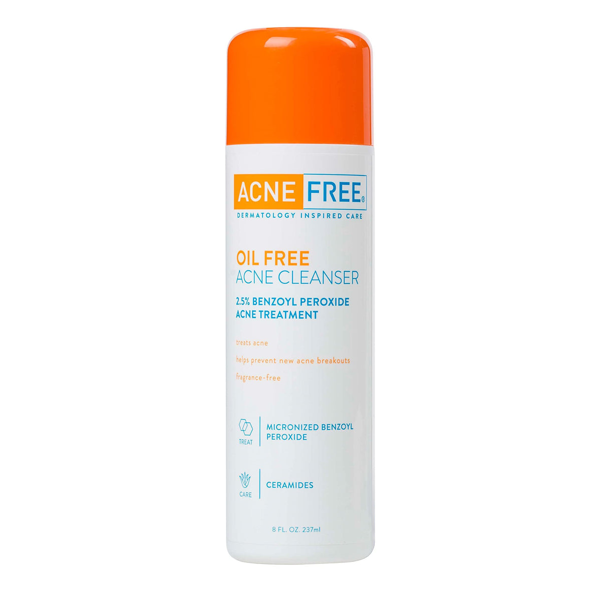 AcneFree Oil-Free Cleanser bottle front view for daily acne care