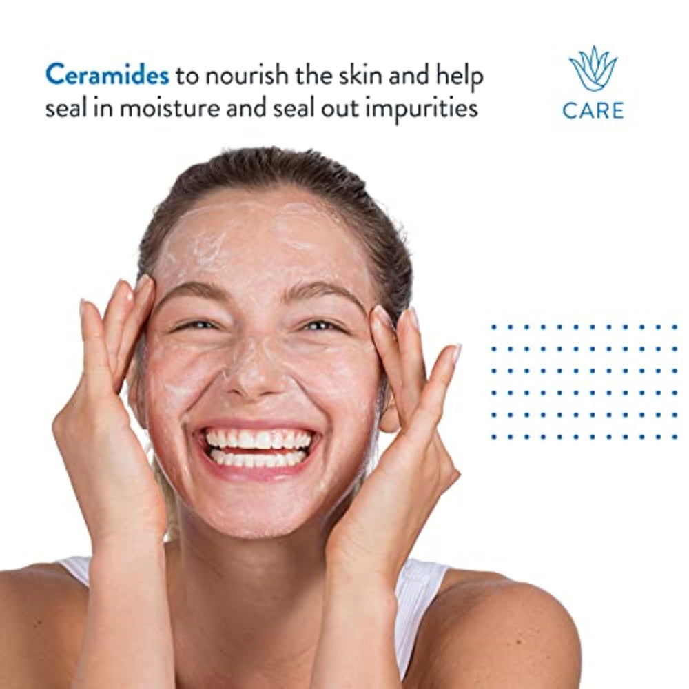 AcneFree Oil-Free Cleanser label close-up showing fragrance-free formula