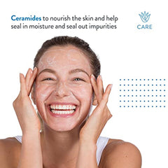 AcneFree Oil-Free Cleanser label close-up showing fragrance-free formula