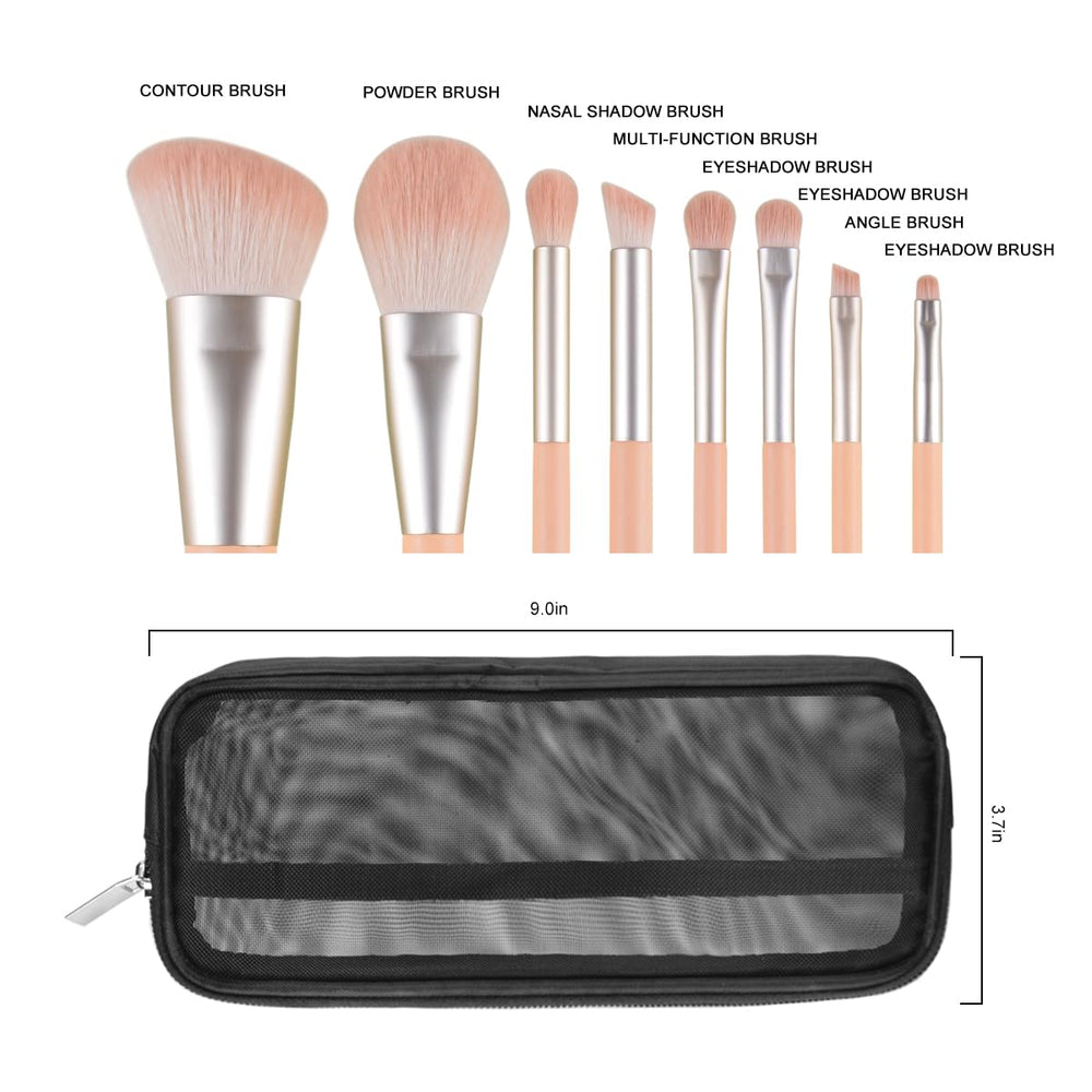 ACOSBRUOP dense bristles close-up, ideal for smooth foundation pickup.